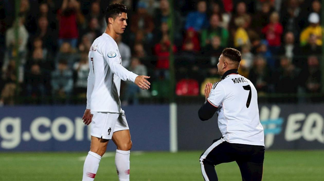 Cristiano Ronaldo, delantero portugués. 