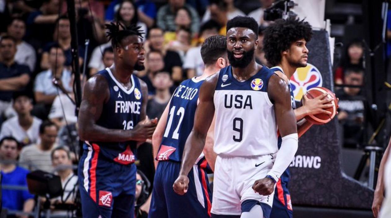 Los franceses dominaron los rebotes.