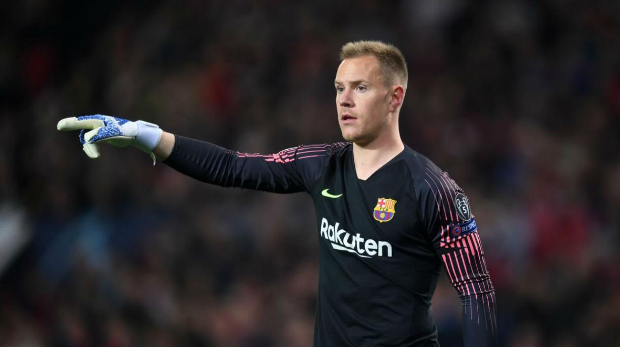 Marc André Ter Stegen, arquero del Barcelona FC.