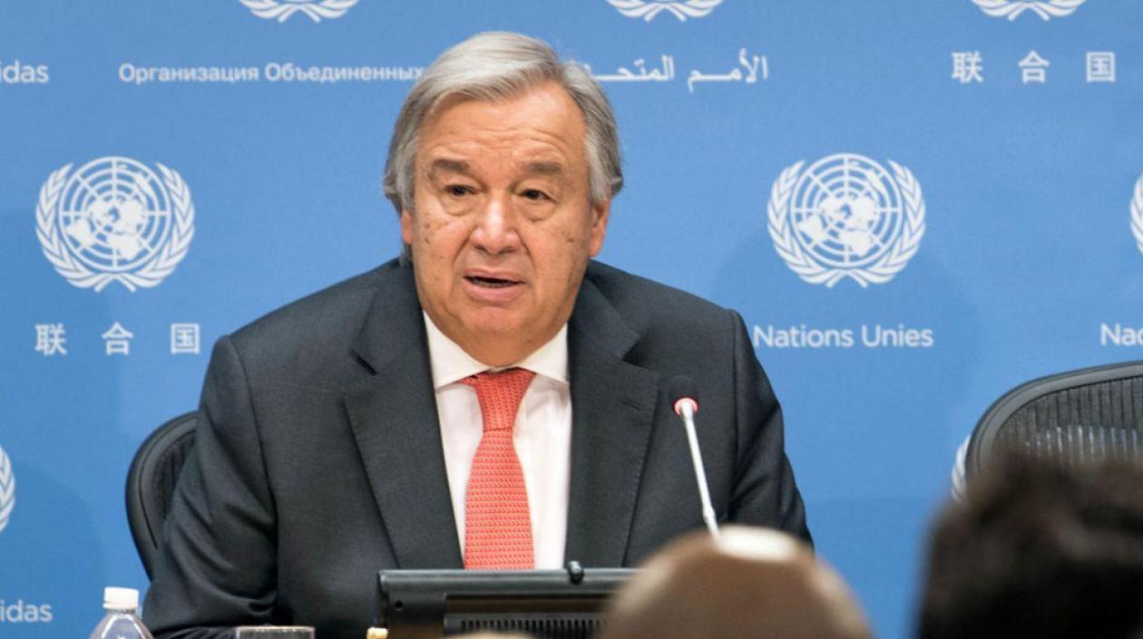 António Guterres, secretario general de la ONU.