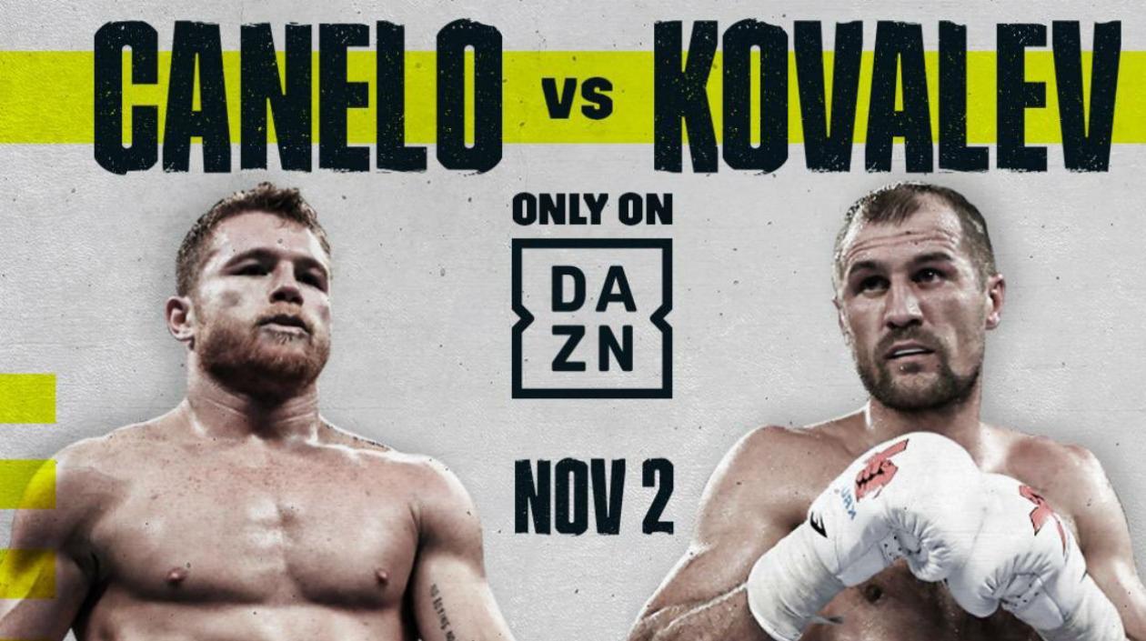 Anuncio del combate entre Saúl 'Canelo' Álvarez y Sergey 'Krusher' Kovalev.