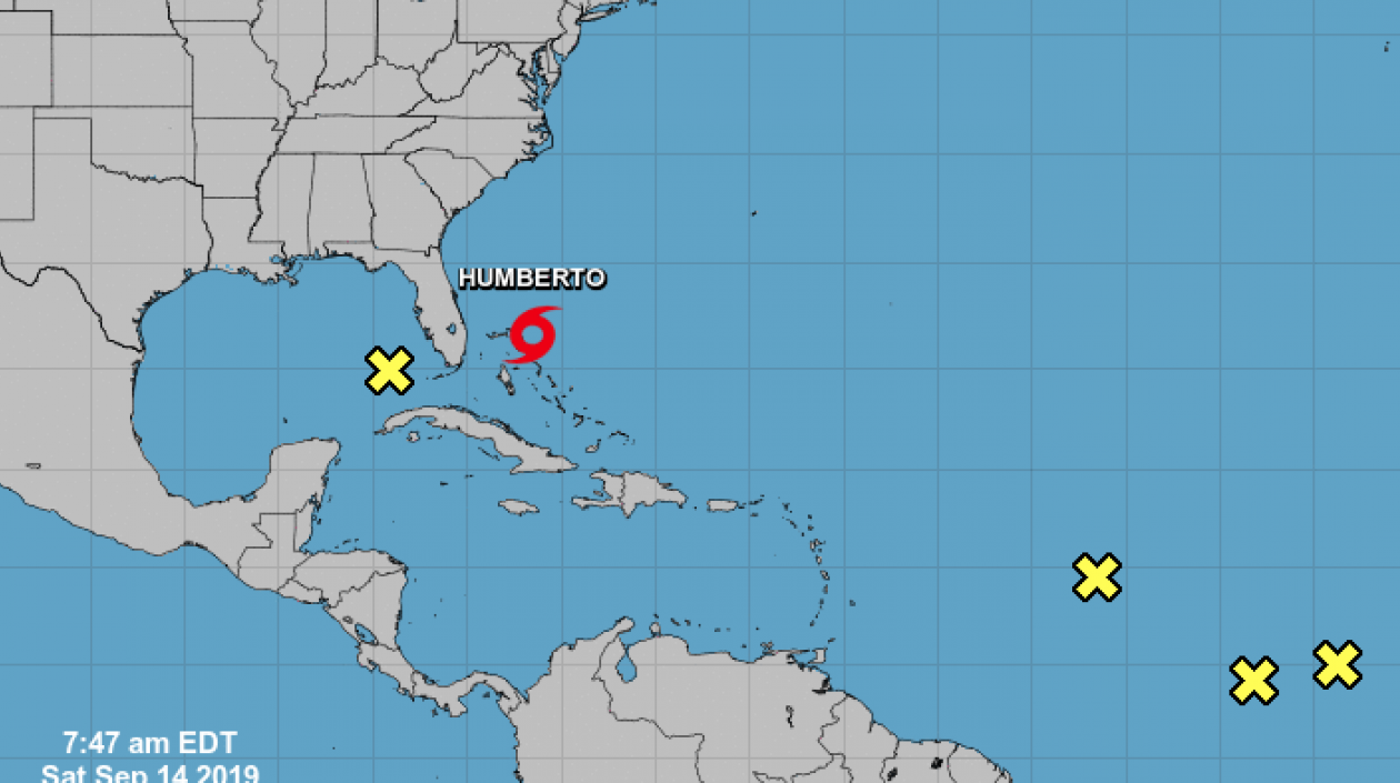 Huracán Humberto.