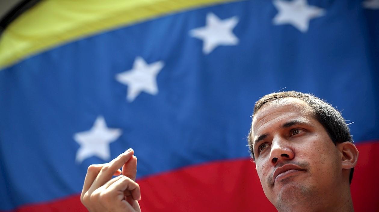 El Presidente de la Asamblea Nacional de Venezuela, Juan Guaidó, presidente interino de Venezuela reconocido por 50 países.