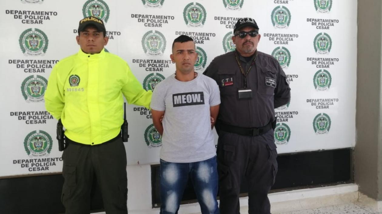 El presunto autor material del crimen fue capturado en la capital del Cesar.