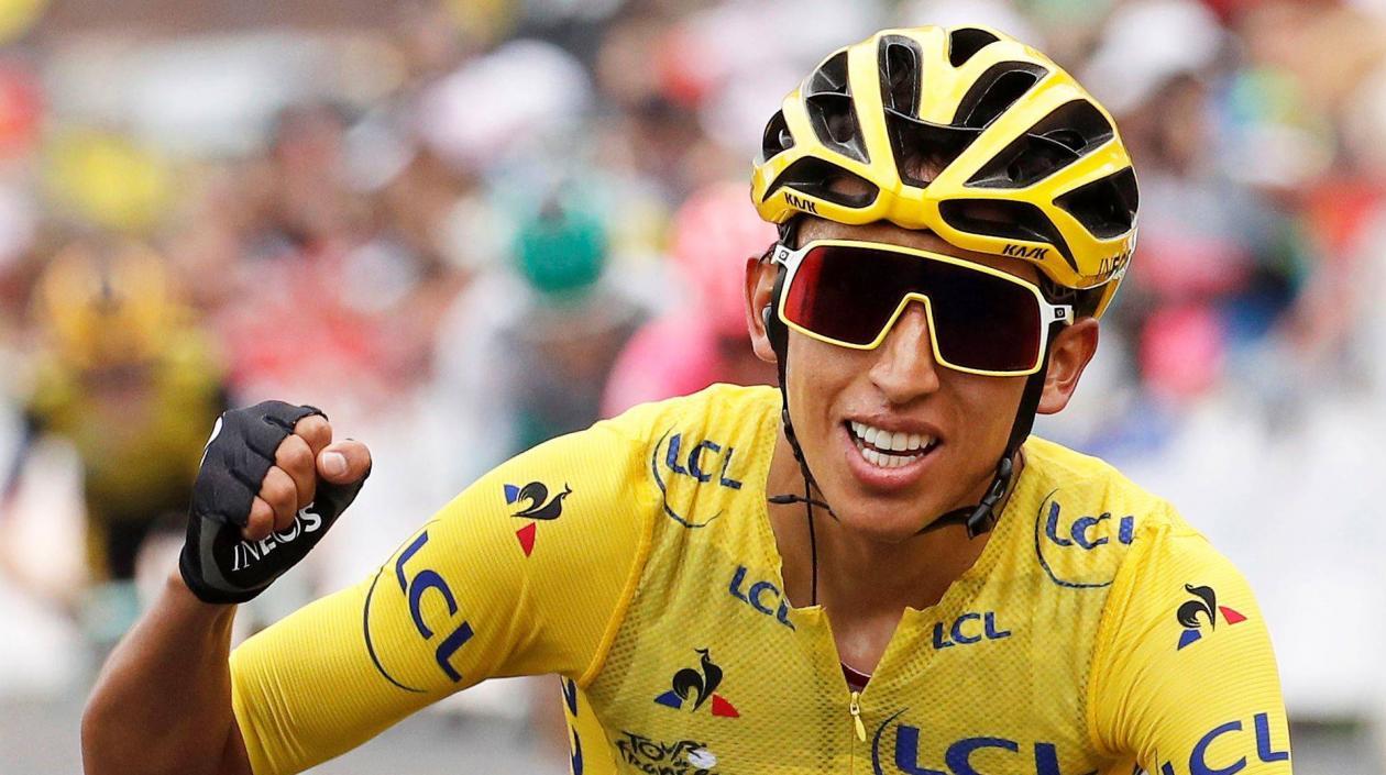 Egan Bernal, ciclista colombiano. 