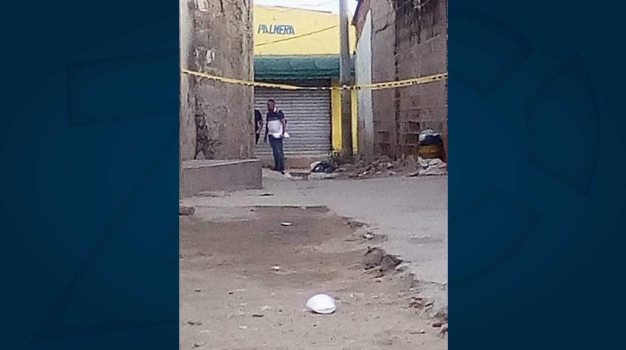 Lugar de los hechos en La Chinita.