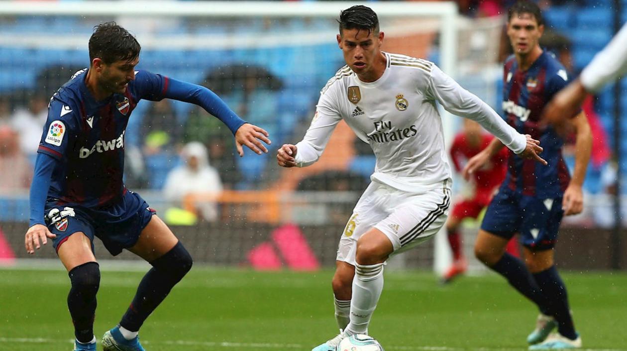 James Rodríguez, volante colombiano. 