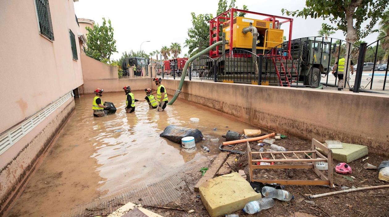 Imagen de las inundaciones.