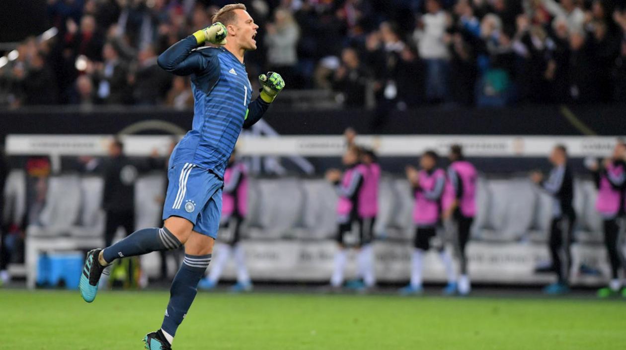 Manuel Neuer, arquero de la Selección Alemania. 