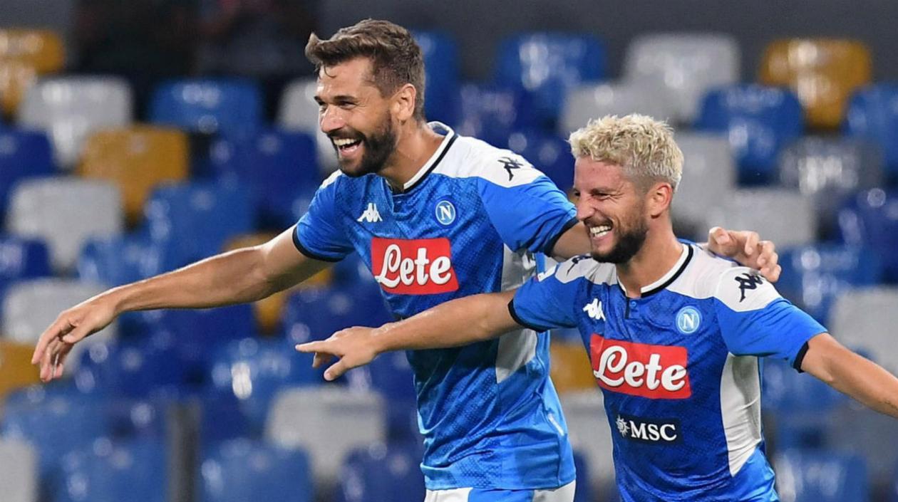 El belga Dries Mertens y del español Fernando Llorente. 