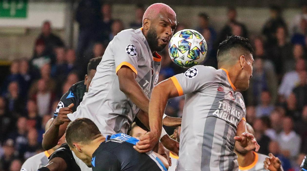 Falcao García en una acción de partido. 