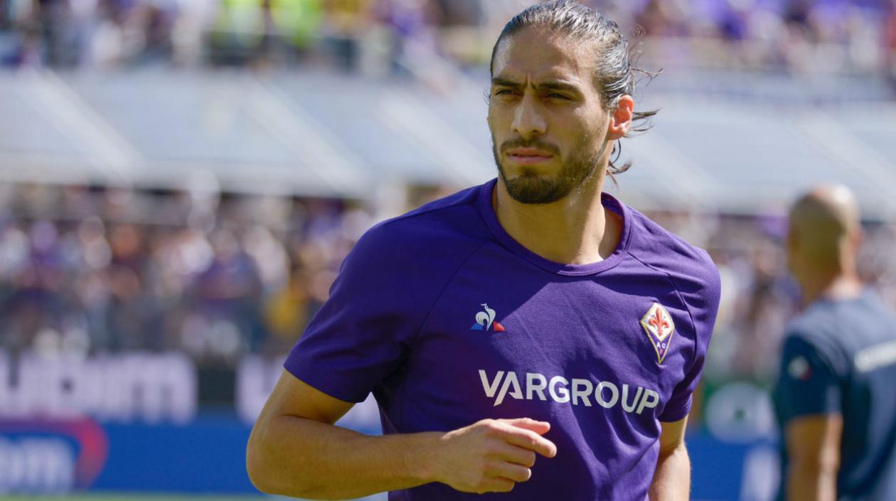 Martín Cáceres, defensa uruguayo. 