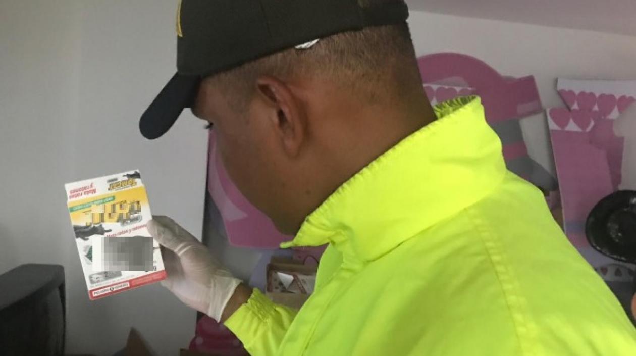 Operativo de incautación de insecticidas.