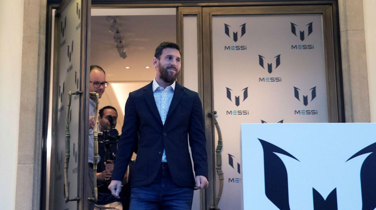 Lionel Messi, jugador argentino. 