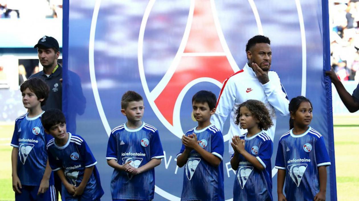 Neymar, delantero brasileño. 