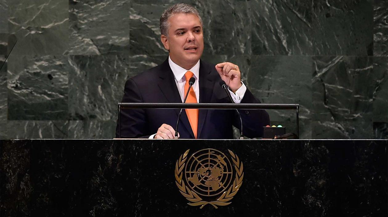 El Presidente de la República, Iván Duque.