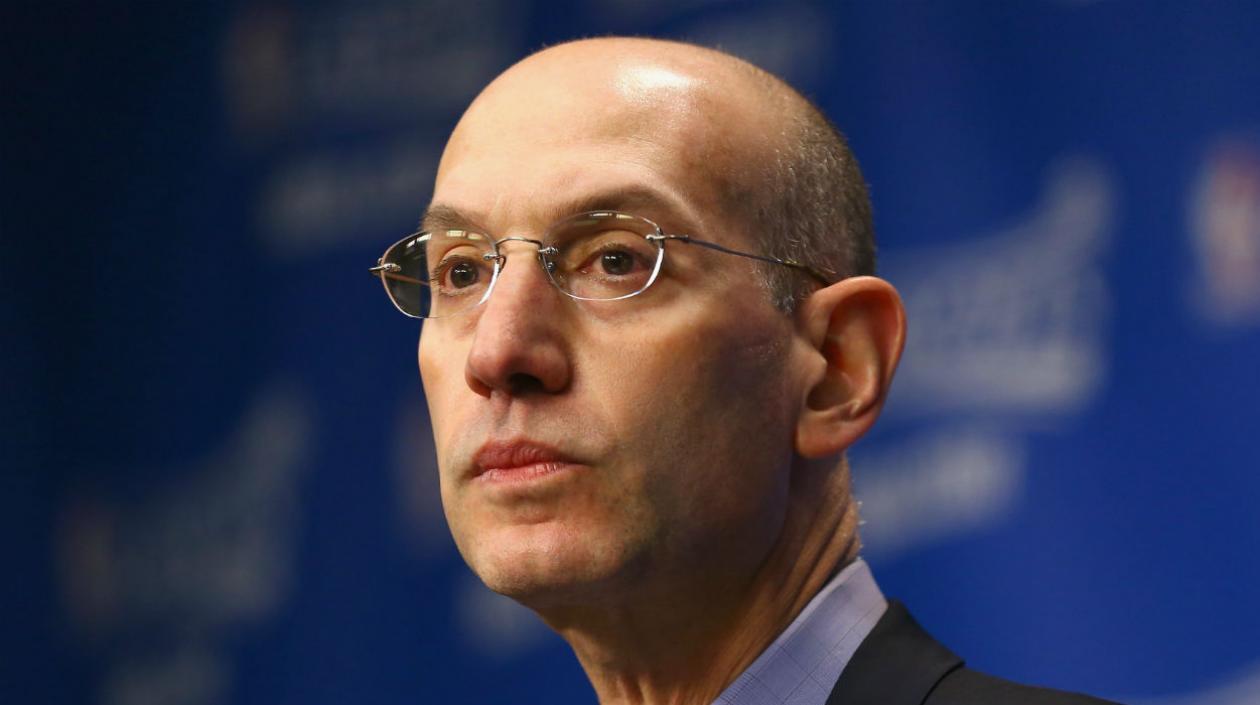 Adam Silver, comisionado de la NBA. 