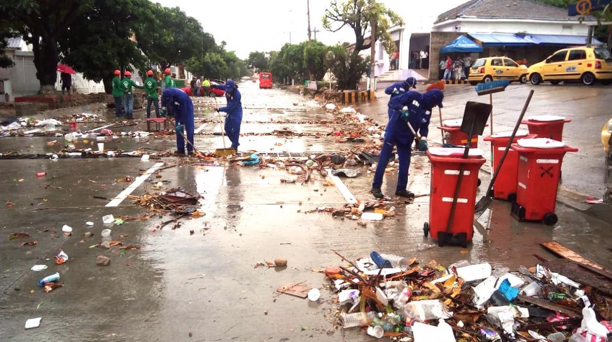 Panorámica del sector de la calle 54 entre carreras 38 y 35.