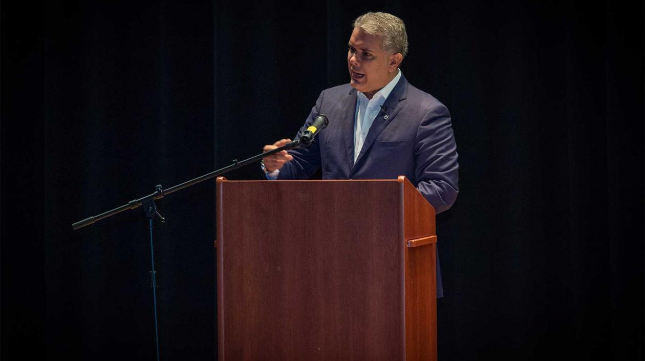 El Presidente de la República, Iván Duque.