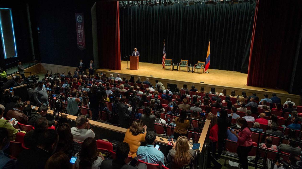 Discurso del Presidente Iván Duque en Nueva Jersey.