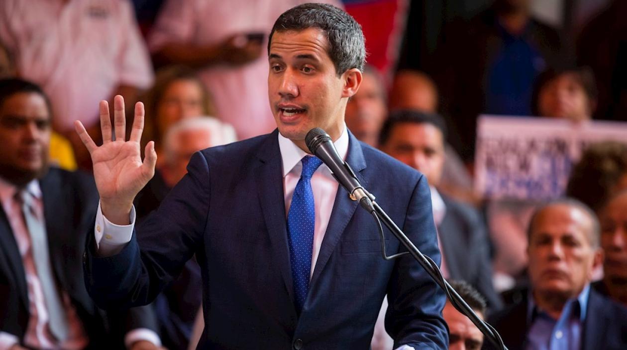 El jefe del Parlamento, Juan Guaidó.