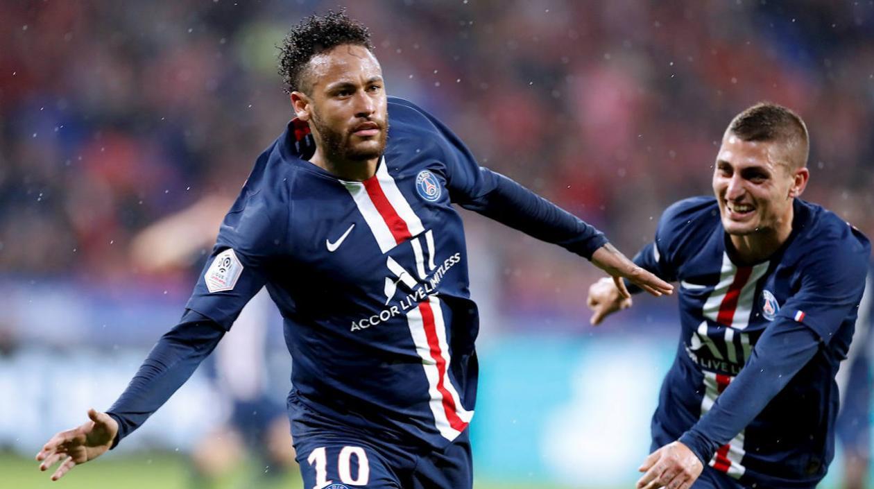 Neymar, delantero brasileño. 