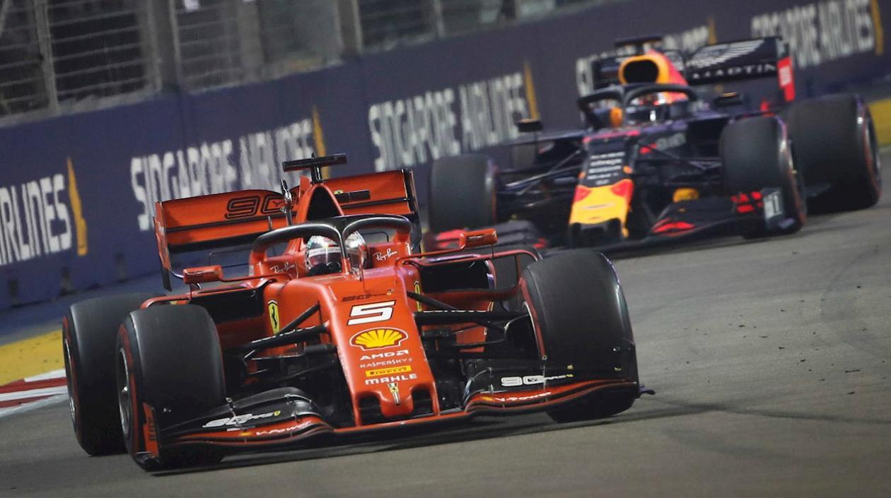 Sebastian Vettel, piloto de Ferrari. 