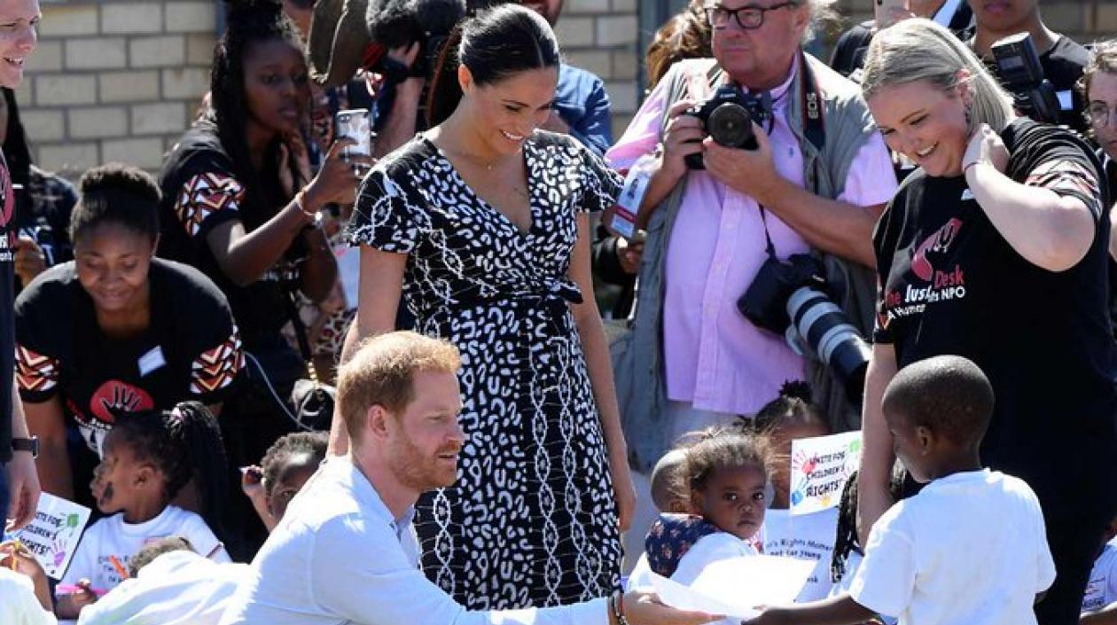 Meghan Markle y el príncipe Enrique.