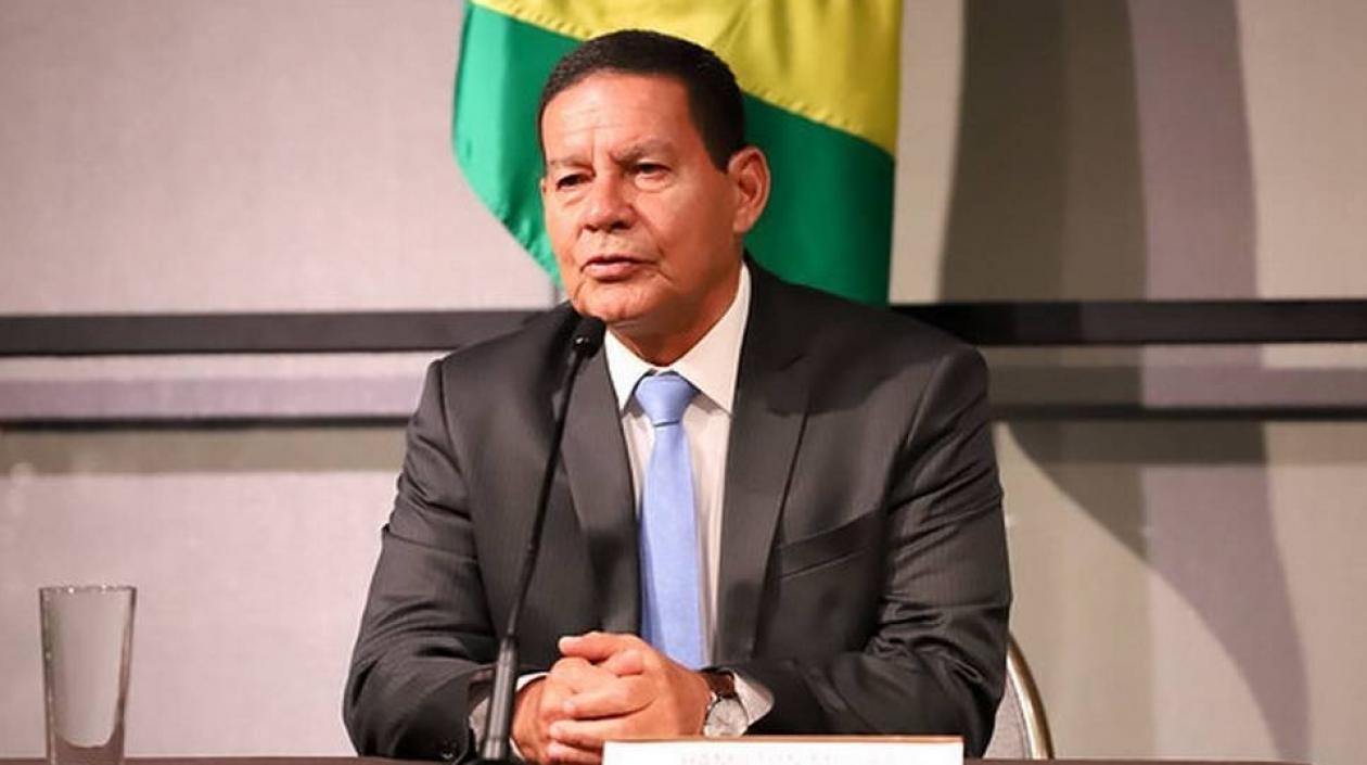 El vicepresidente de Brasil, Hamilton Mourao.