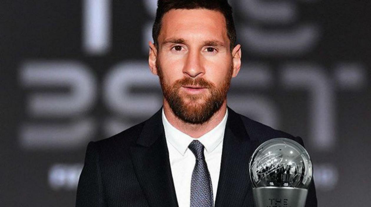 Lionel Messi, jugador argentino. 