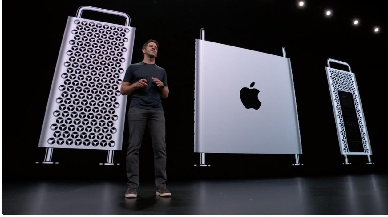 Nuevo Apple Mac Pro, presentado en la conferencia de desarrolladores WWDC19.