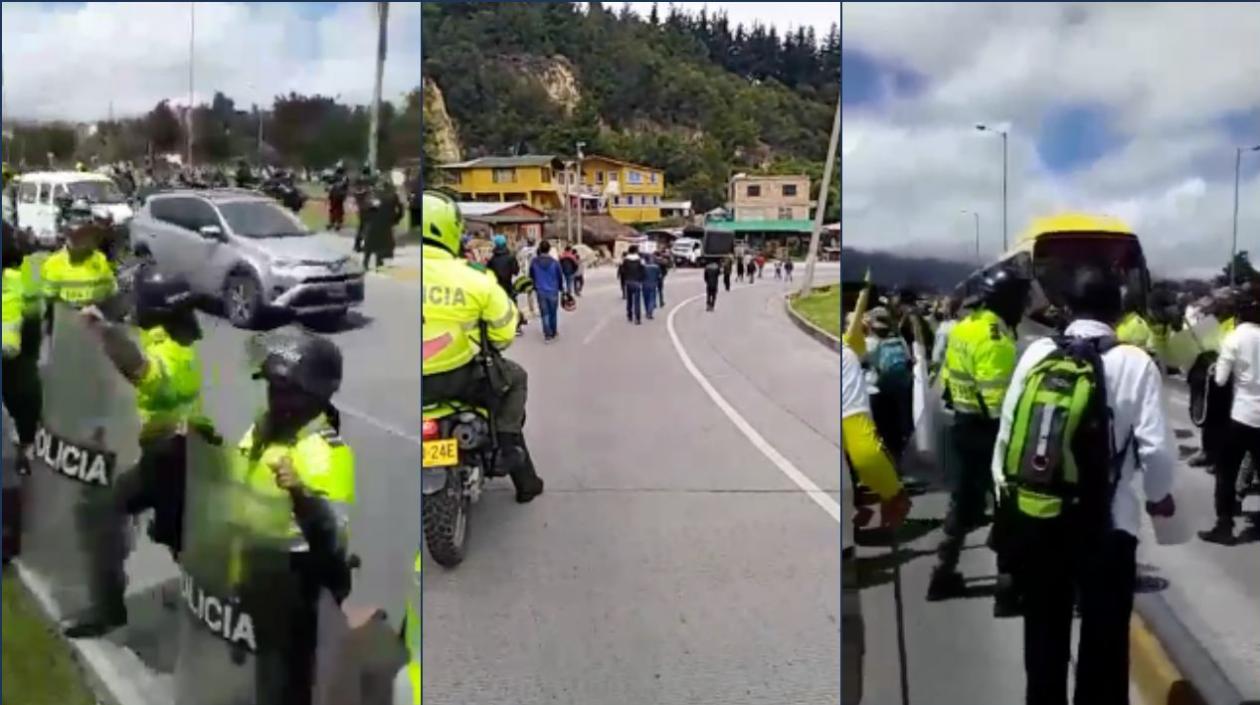 Policía pide tranquilidad.