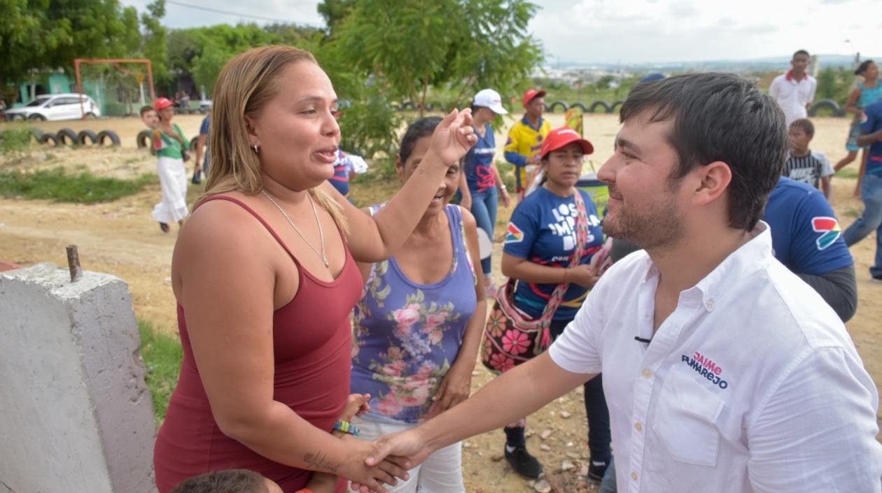El candidato Jaime Pumarejo.