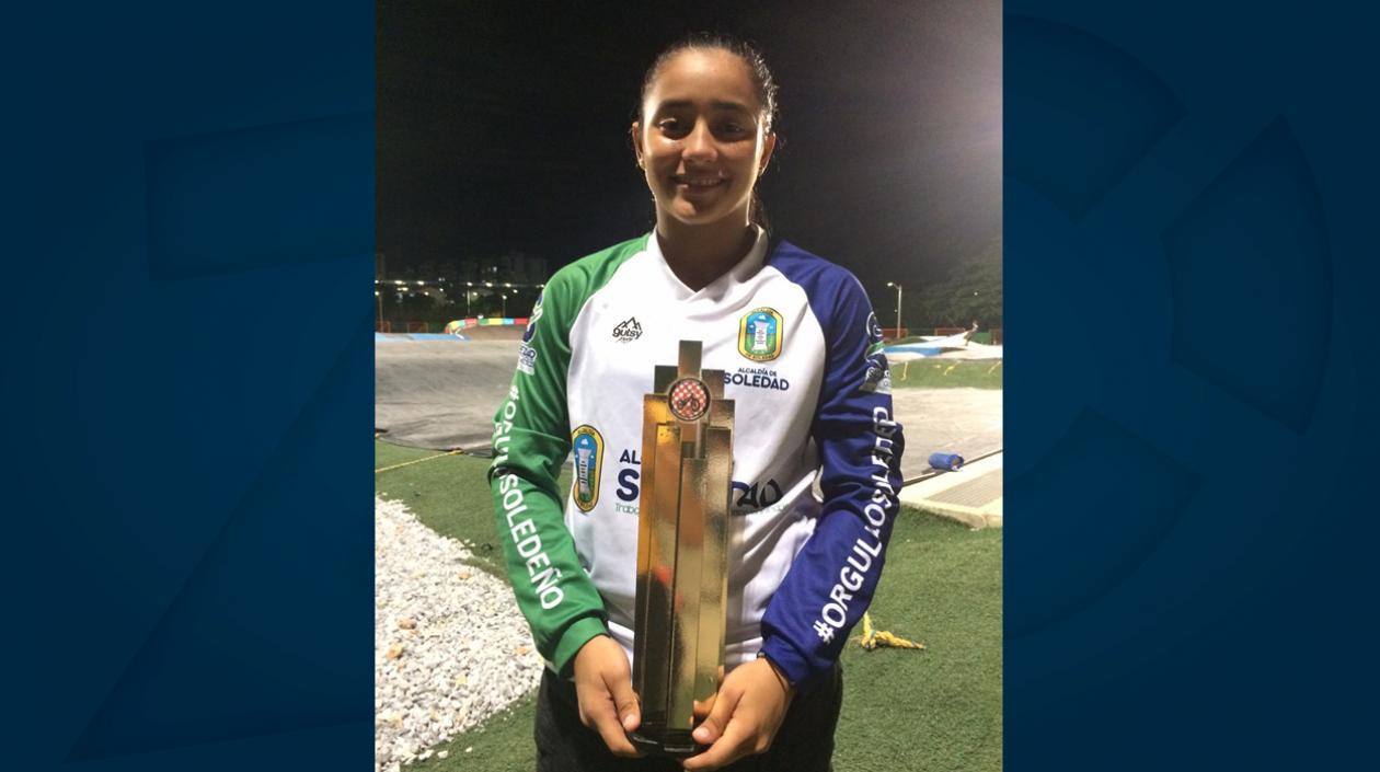 Sharid Fayad Mercado, corredora soledeña. 