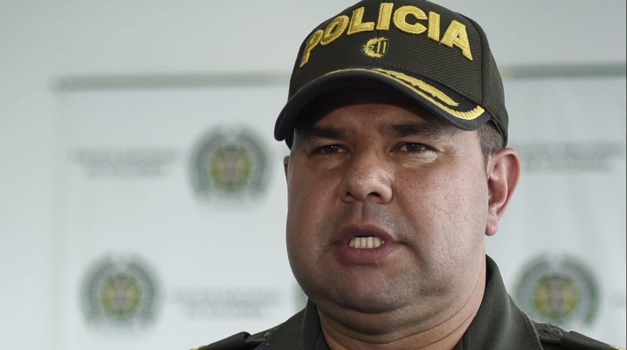 Teniente coronel Yecid Peña, comandante operativo de la Policía Metropolitana.