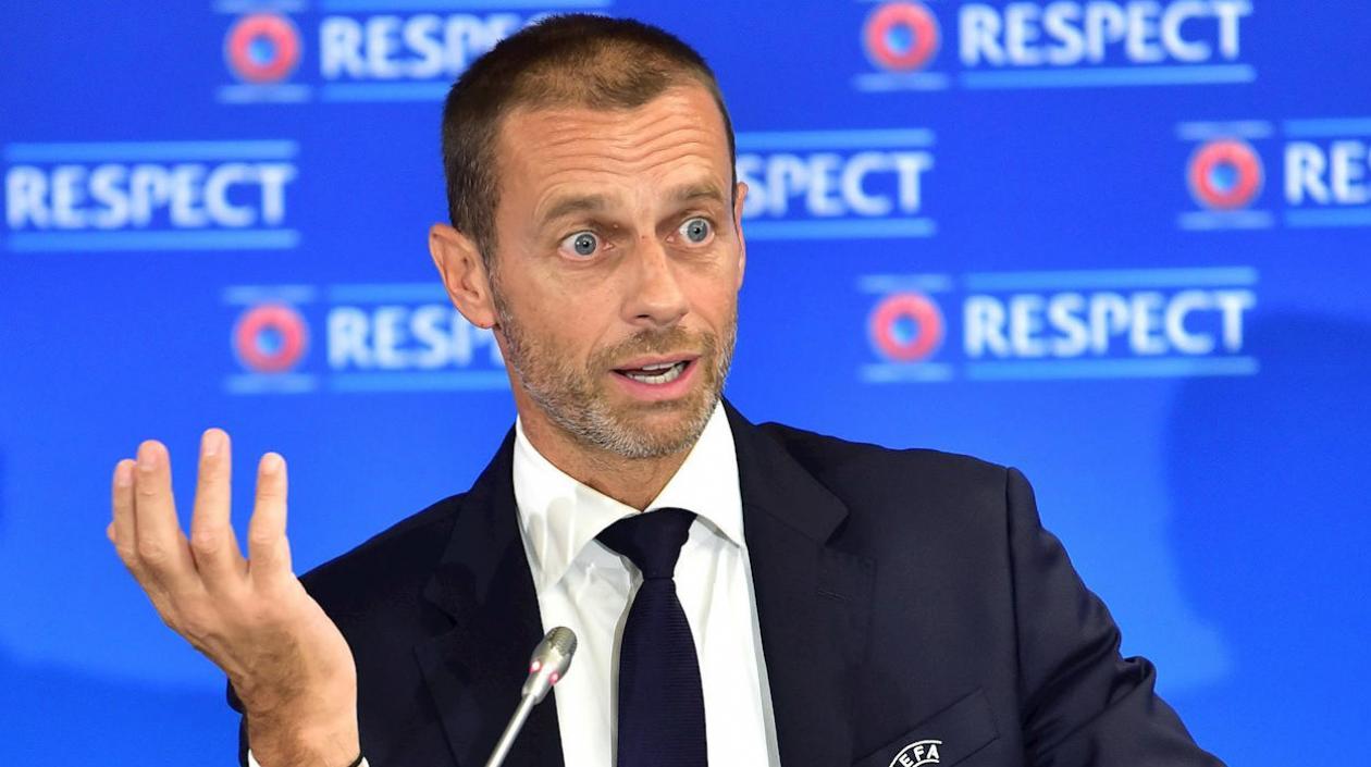 Aleksander Ceferin, presidente de la UEFA.