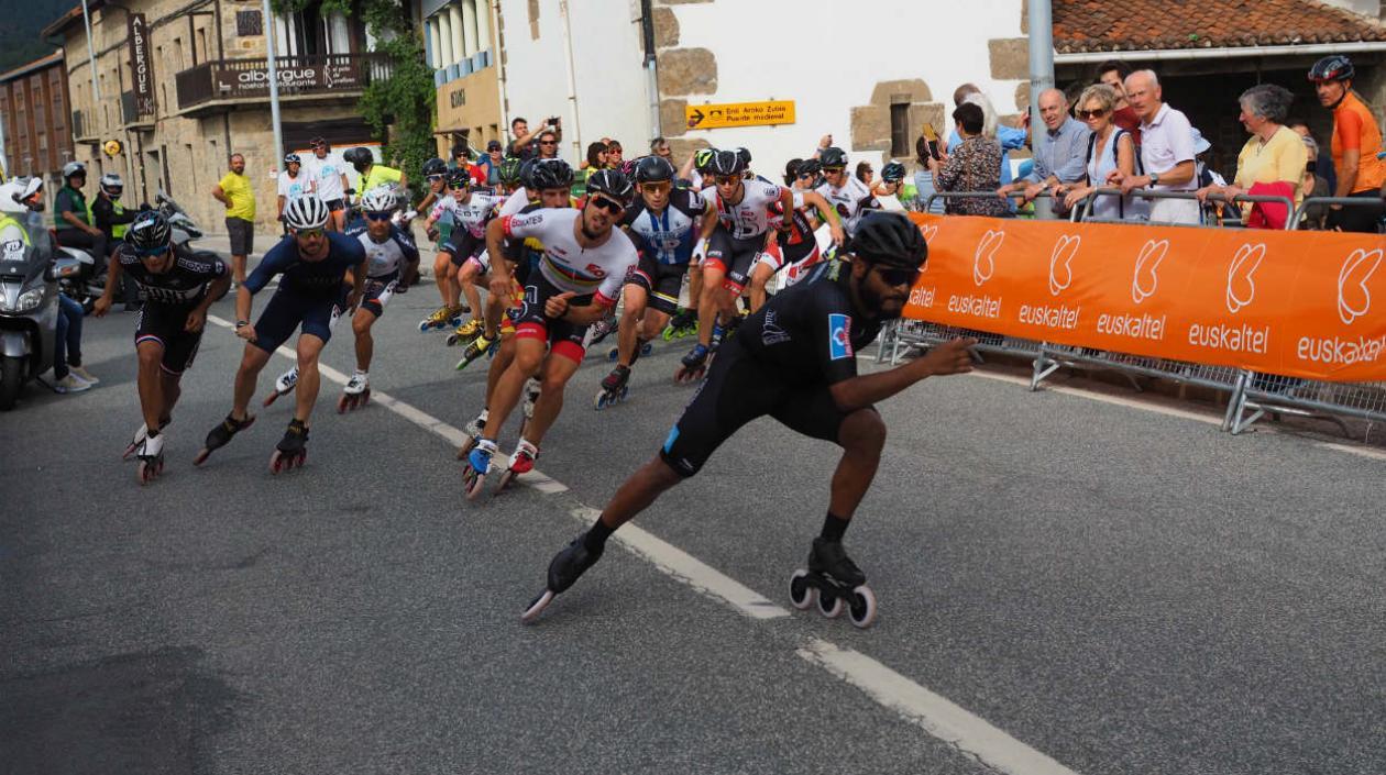 Alex Cujavante, patinador barranquillero. 
