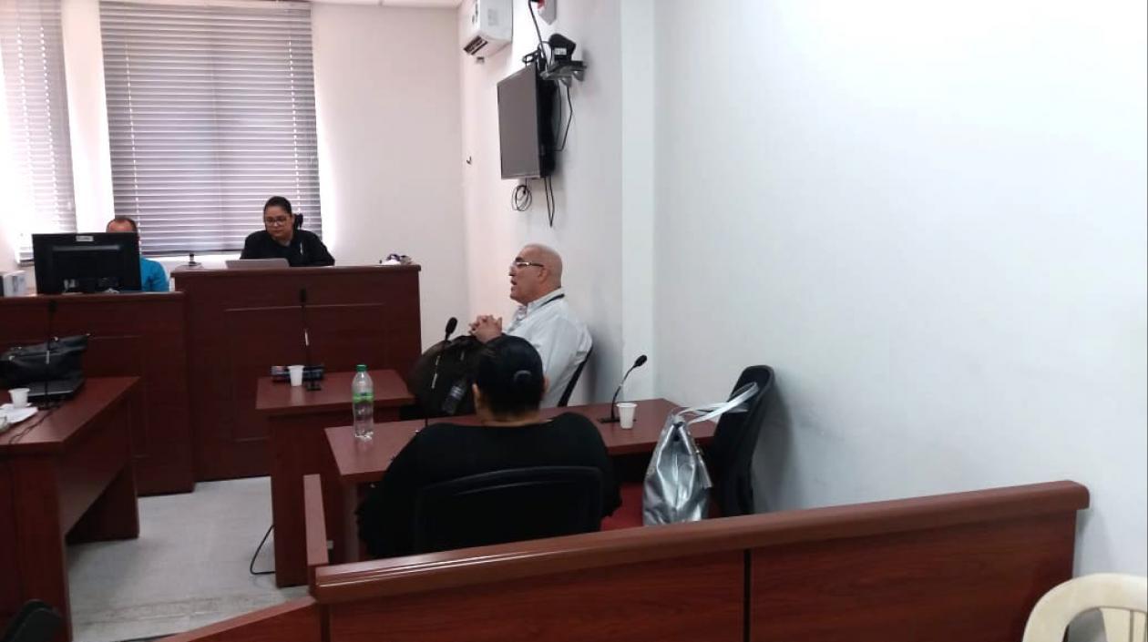 La Juez Claudia Patricia Consuegra, en una de las audiencias por el caso Global Brokers.