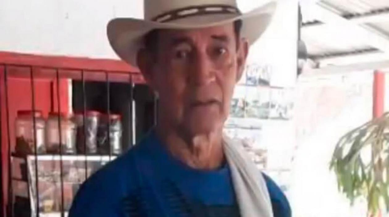 El líder social Diofanor Montoya Urrego.