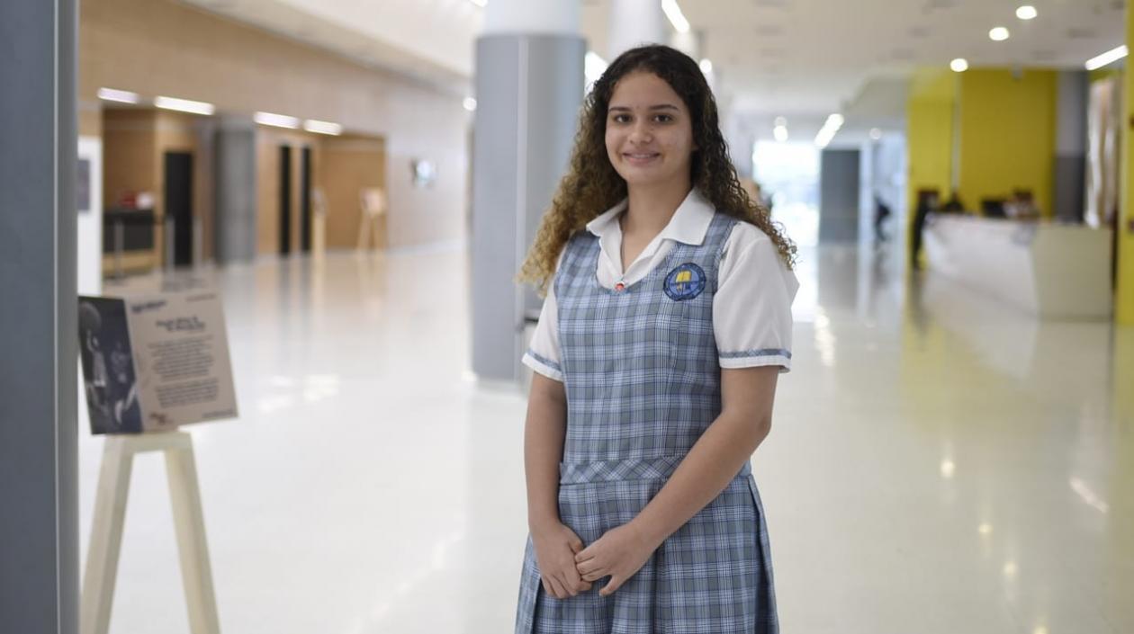 María Camila Castaño, becaria de Colciencias.