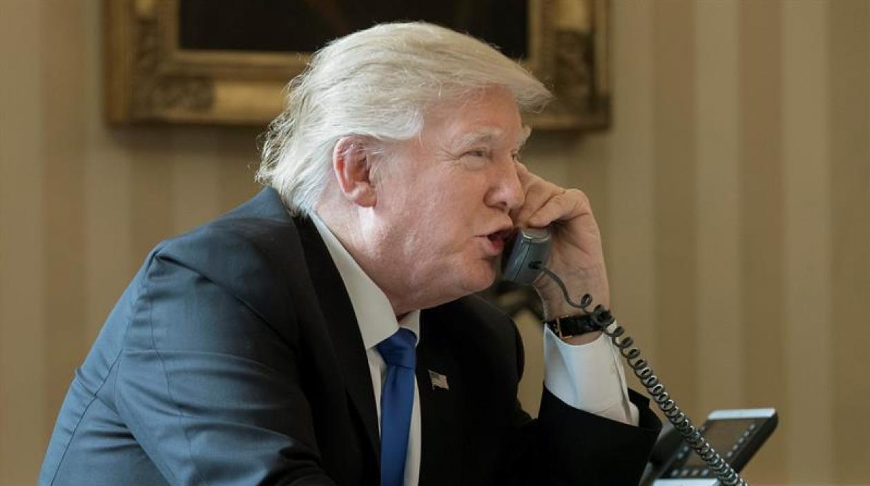 Donald Trump, presidente de los Estados Unidos.