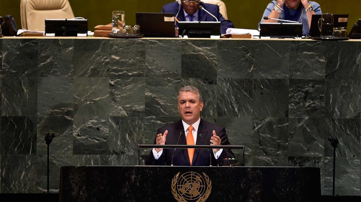 El Presidente de la República, Iván Duque.