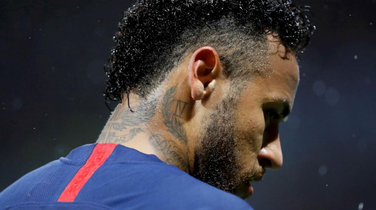 Neymar, delantero brasileño. 