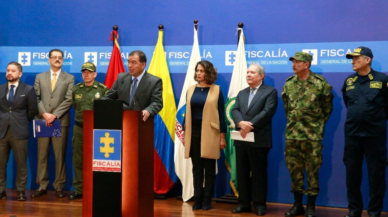 Rueda de Prensa de la Operación Escudo.