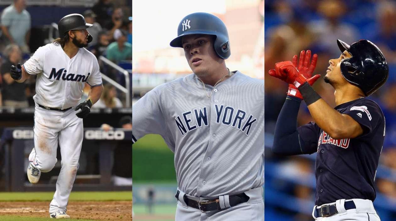 Jorge Alfaro, Gio Urshela y Óscar Mercado son los peloteros colombianos con más cuadrangulares. 