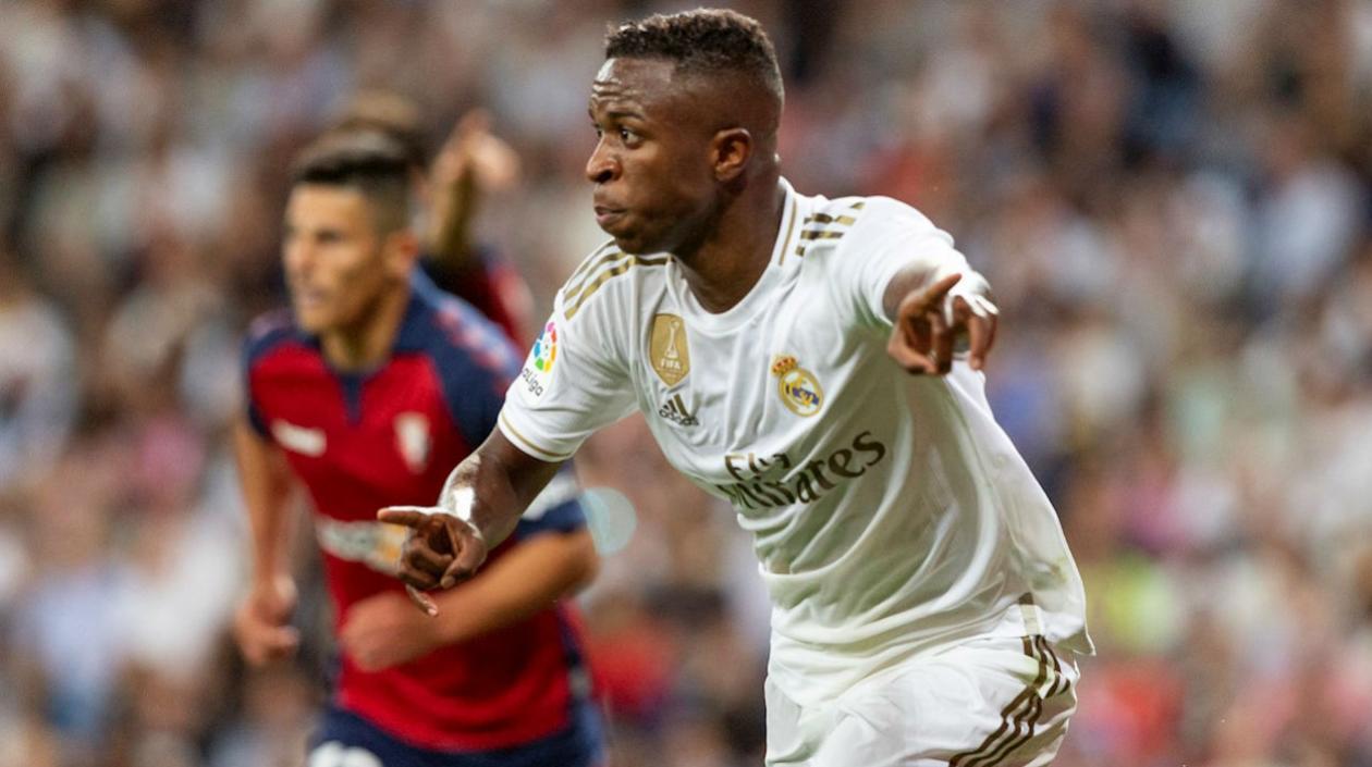 Vinicius Jr. marcó el primer tanto del Real Madrid. 