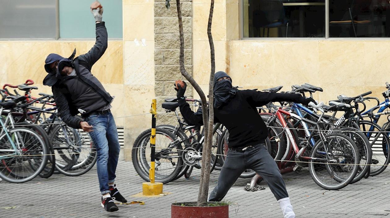 Disturbios en Bogotá