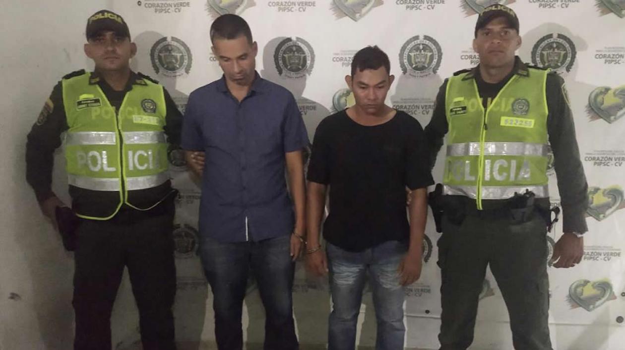 Loa dos capturaos por la Policía.
