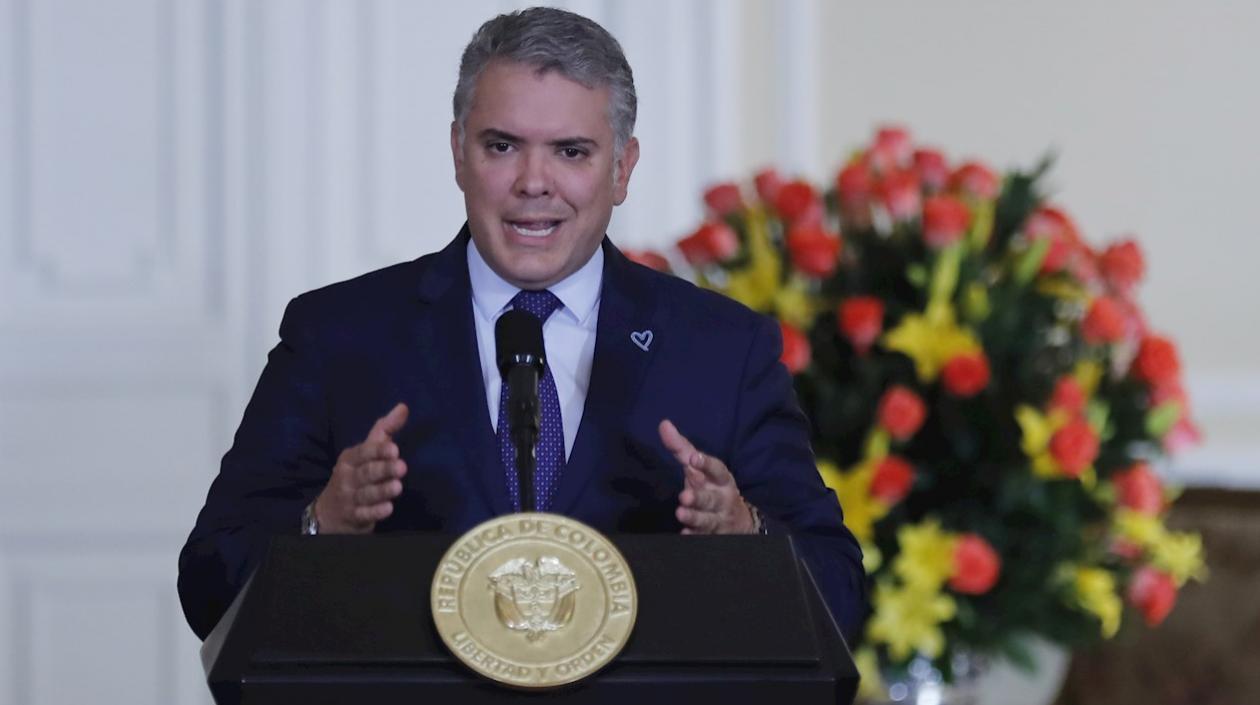 Iván Duque, presidente de Colombia.