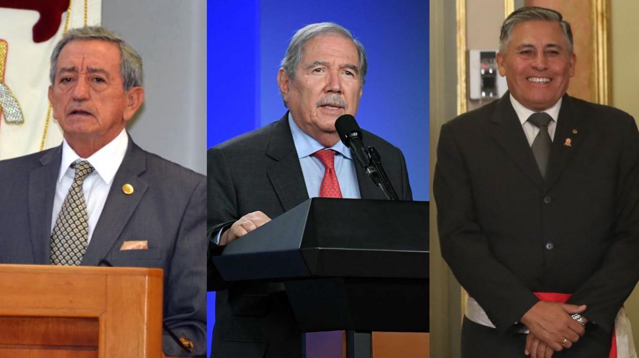 Ministros de Ecuador, Colombia y Perú.